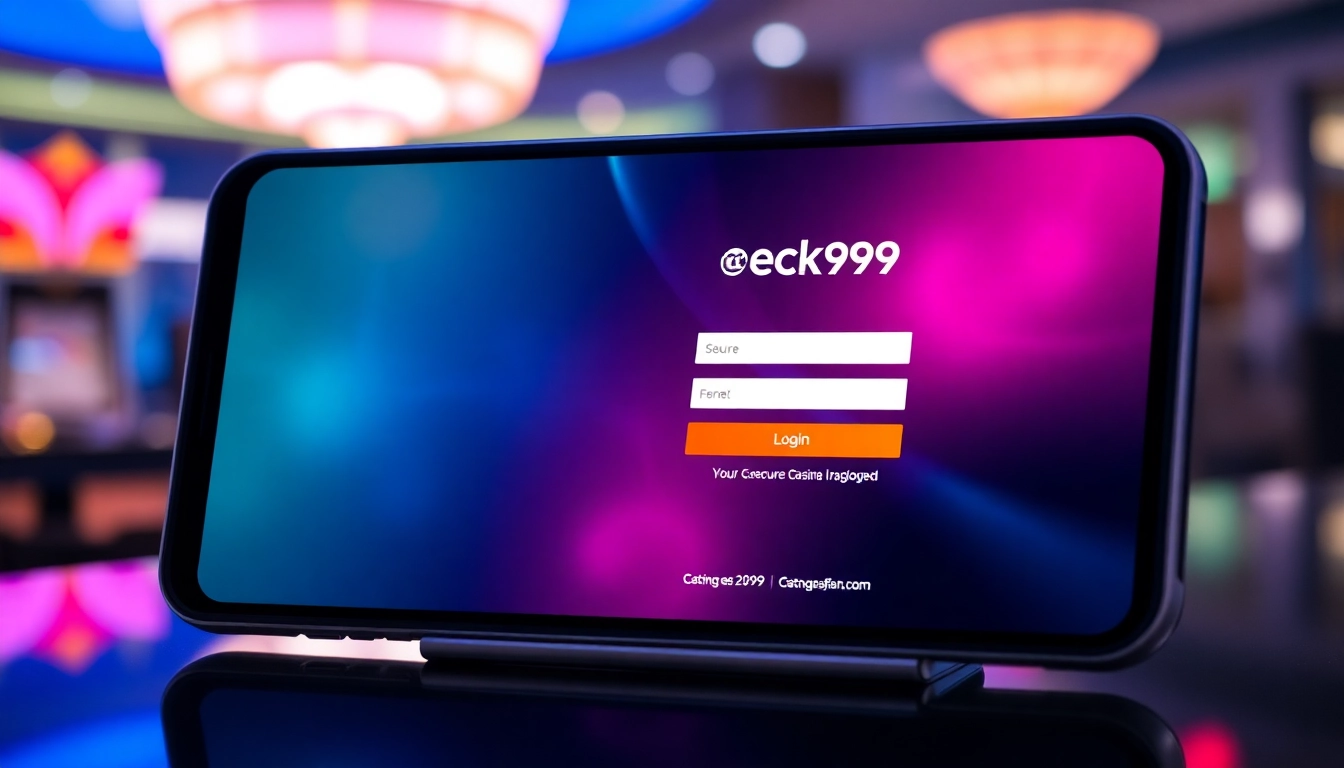 Close-up of a user entering credentials on a ck999 login page, emphasizing fast and secure access to gaming platforms, with a focus on user security.