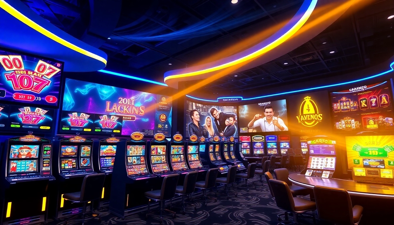 Engaging CK 444 online gaming platform interface with slots, live dealer, and sports betting visuals, inviting user interaction.