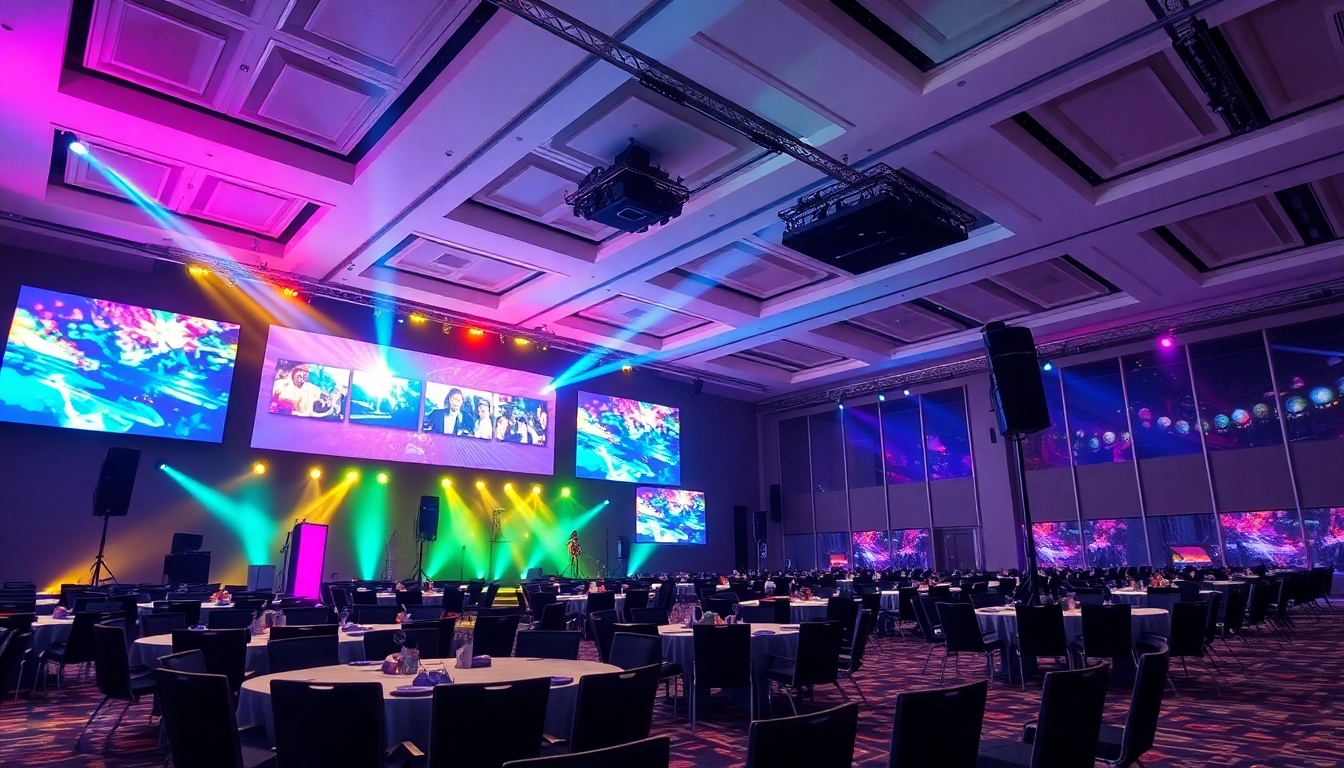 Professionelle Veranstaltungstechnik für Konferenzen Köln sorgt für klare Audiotechnik und beeindruckende LED-Displays in einer modernen Tagungslocation, um erfolgreiche Events zu gewährleisten.