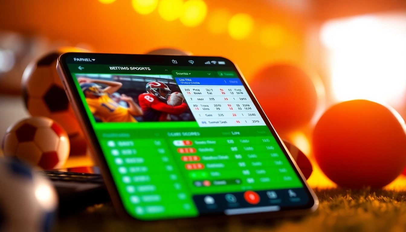 FairPlay live features real-time scores and betting options on a sleek mobile sports app interface, ensuring quick decision-making for users.