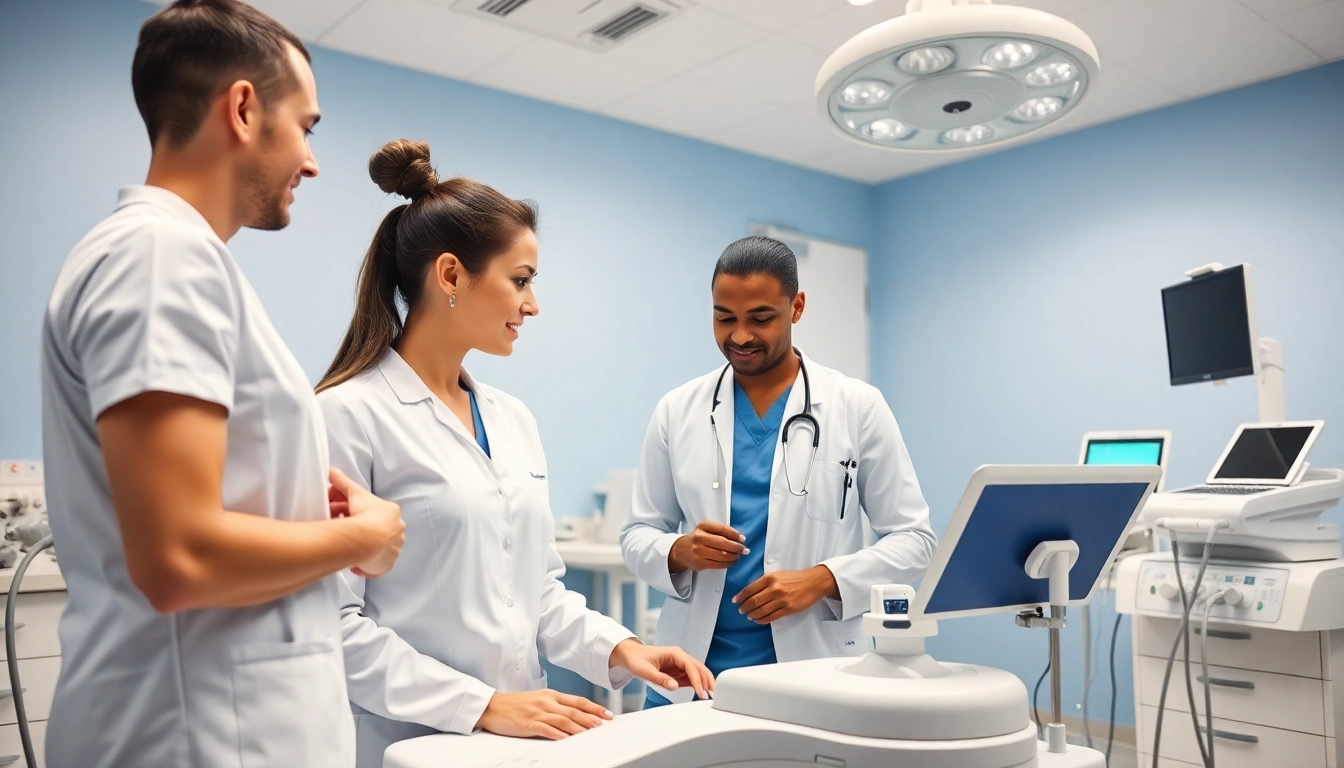 Fertility specialists at centro clinico san carlo assess reproductive health in a modern