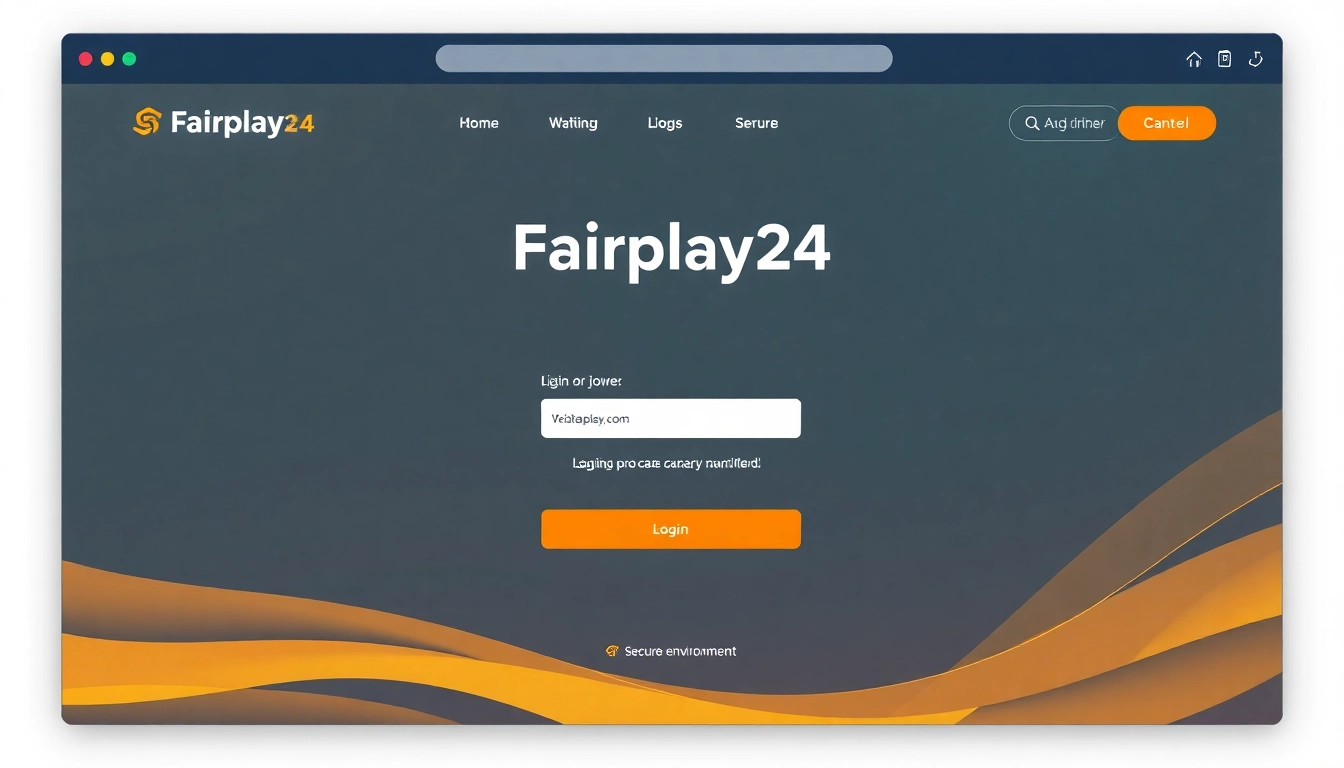 Effortless Fairplay24 login Guide for Secure Access and Seamless Betting